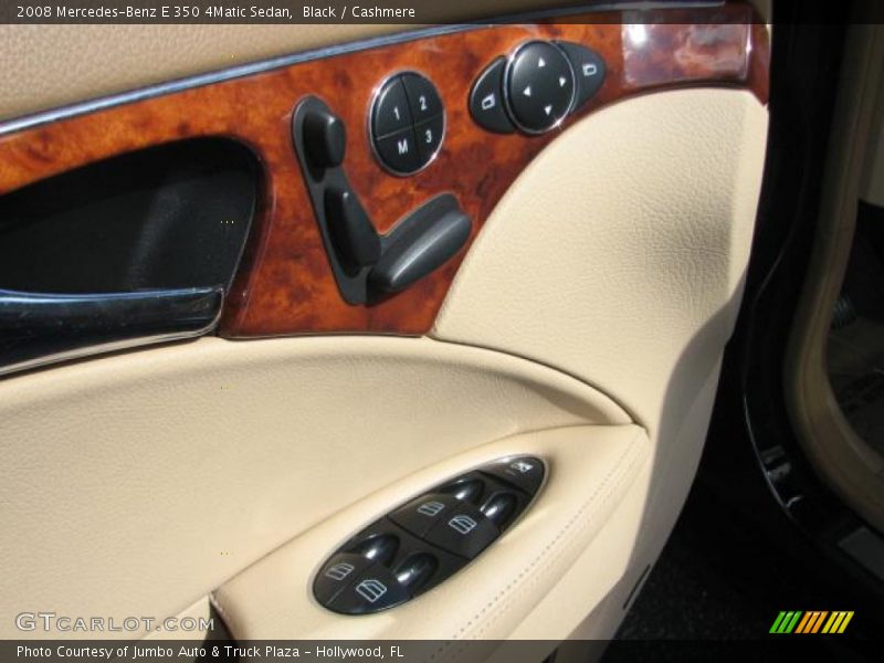 Black / Cashmere 2008 Mercedes-Benz E 350 4Matic Sedan