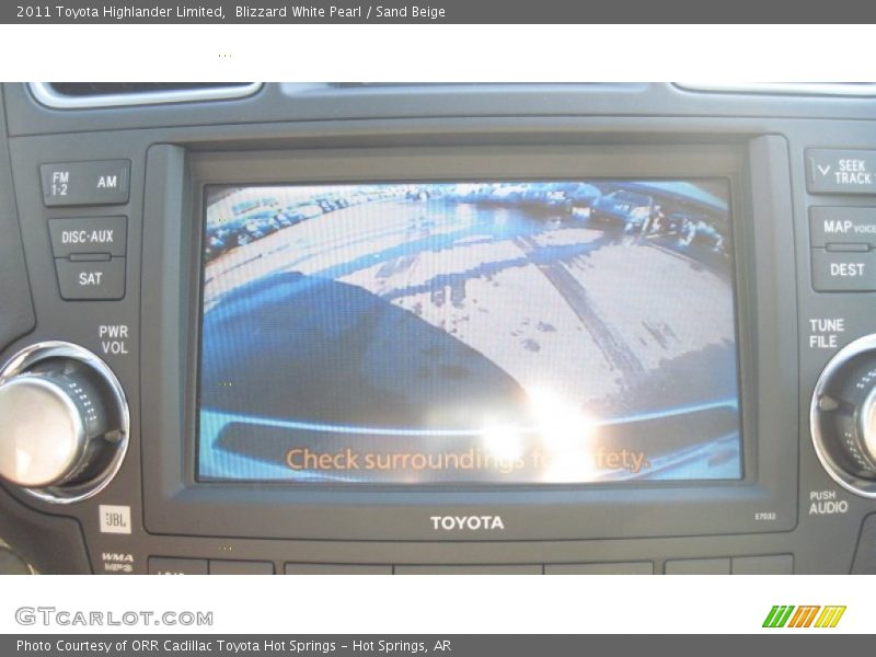 Blizzard White Pearl / Sand Beige 2011 Toyota Highlander Limited