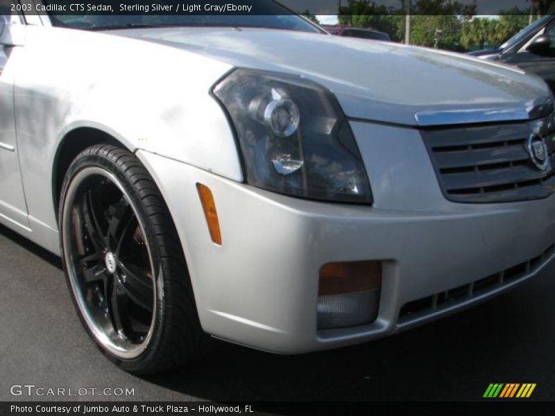 Sterling Silver / Light Gray/Ebony 2003 Cadillac CTS Sedan