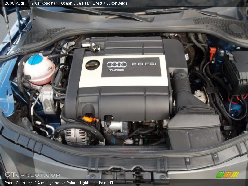  2008 TT 2.0T Roadster Engine - 2.0 Liter FSI Turbocharged DOHC 16-Valve VVT 4 Cylinder