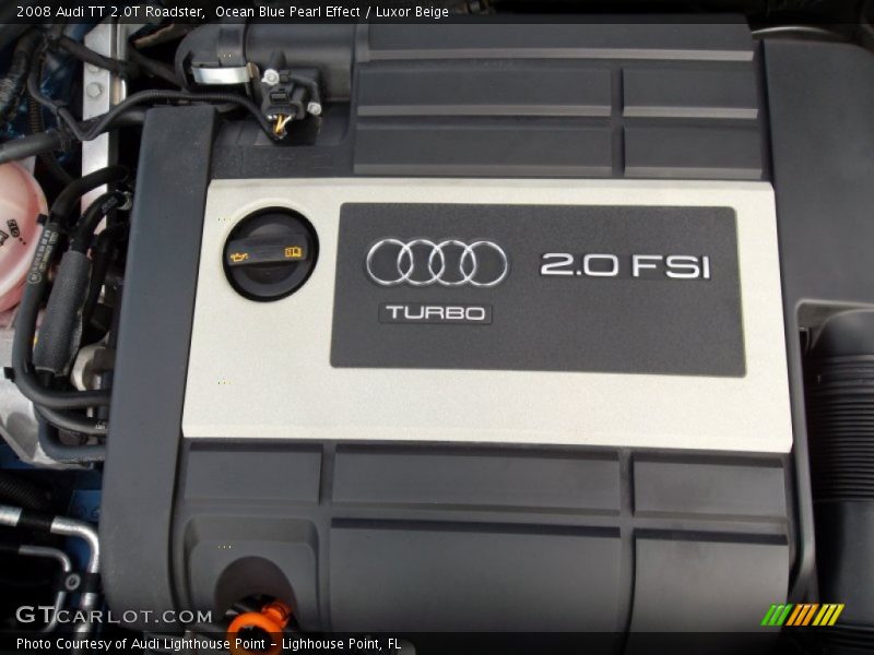  2008 TT 2.0T Roadster Engine - 2.0 Liter FSI Turbocharged DOHC 16-Valve VVT 4 Cylinder