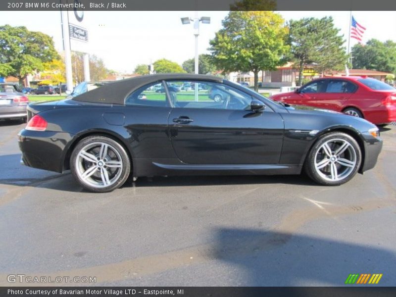 Black / Black 2007 BMW M6 Convertible