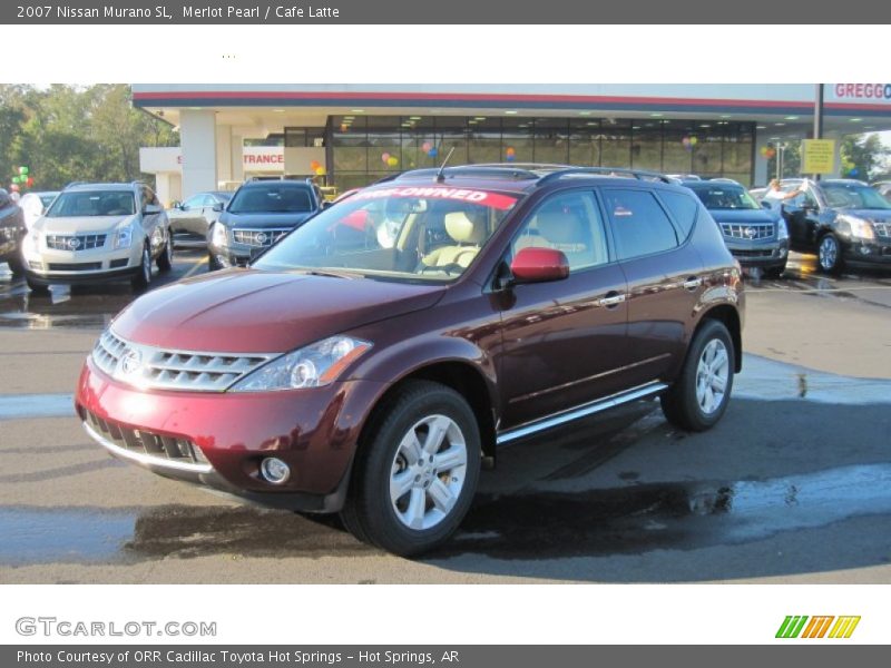 Merlot Pearl / Cafe Latte 2007 Nissan Murano SL