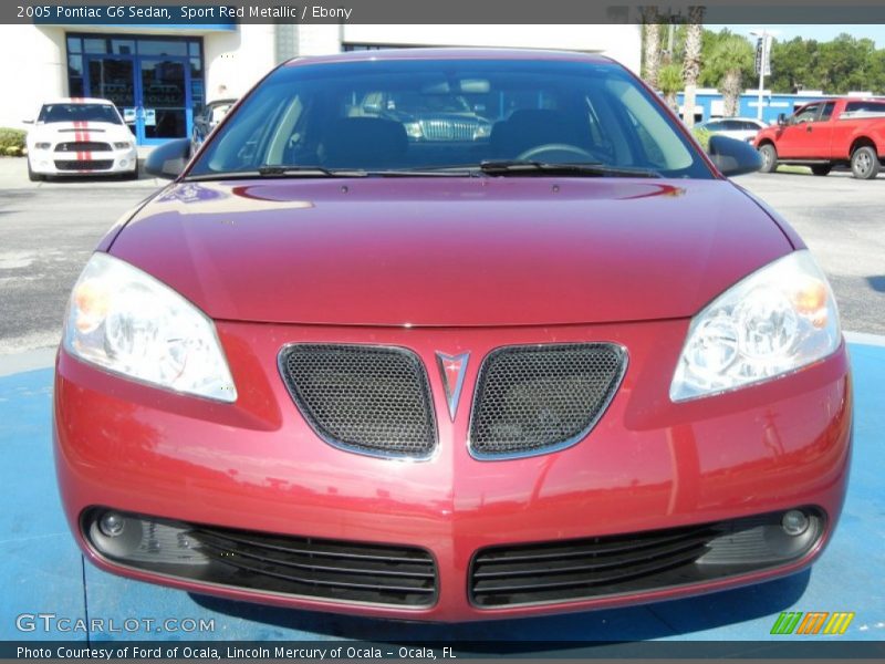 Sport Red Metallic / Ebony 2005 Pontiac G6 Sedan