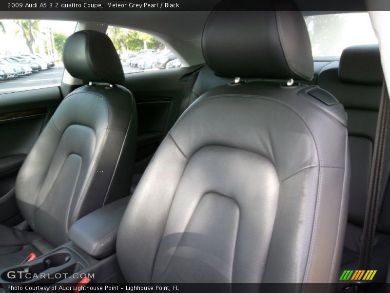 Meteor Grey Pearl / Black 2009 Audi A5 3.2 quattro Coupe
