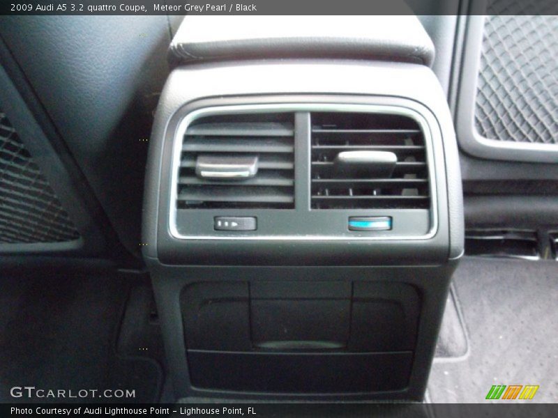 Meteor Grey Pearl / Black 2009 Audi A5 3.2 quattro Coupe