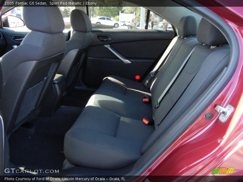 Sport Red Metallic / Ebony 2005 Pontiac G6 Sedan