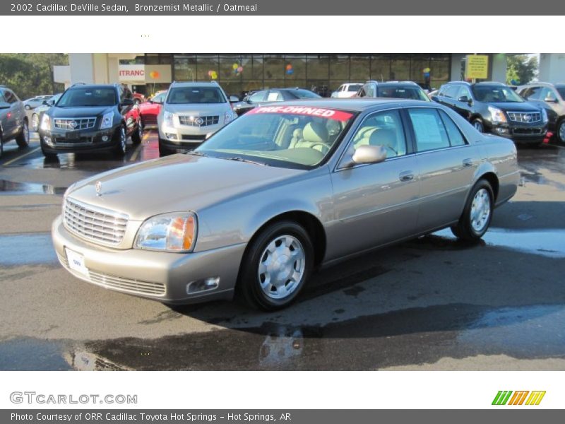 Bronzemist Metallic / Oatmeal 2002 Cadillac DeVille Sedan
