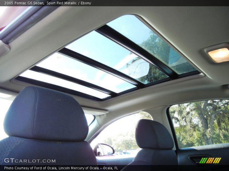 Sport Red Metallic / Ebony 2005 Pontiac G6 Sedan