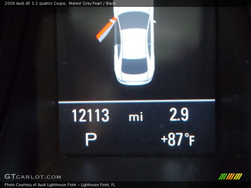 Meteor Grey Pearl / Black 2009 Audi A5 3.2 quattro Coupe