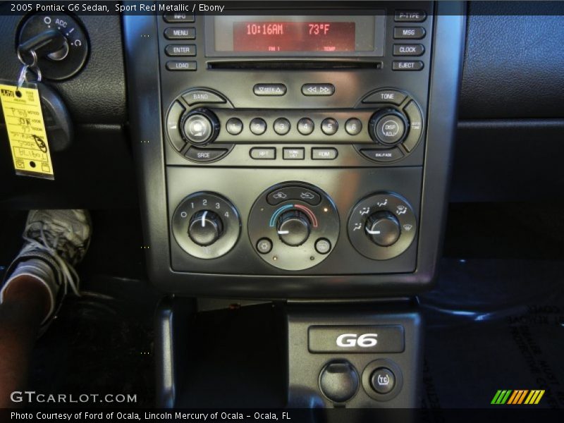 Sport Red Metallic / Ebony 2005 Pontiac G6 Sedan