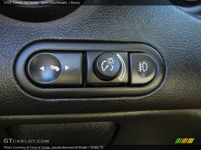 Sport Red Metallic / Ebony 2005 Pontiac G6 Sedan