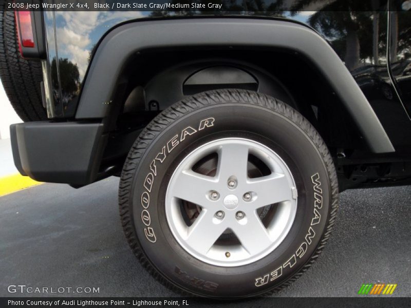 Black / Dark Slate Gray/Medium Slate Gray 2008 Jeep Wrangler X 4x4