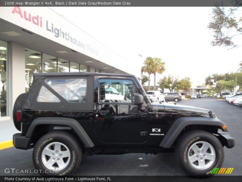 Black / Dark Slate Gray/Medium Slate Gray 2008 Jeep Wrangler X 4x4