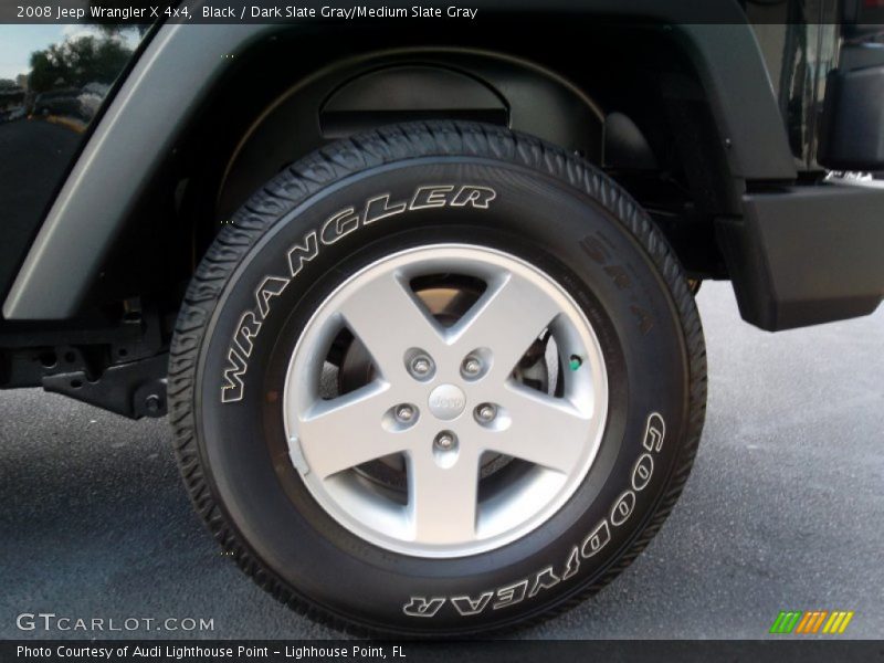 Black / Dark Slate Gray/Medium Slate Gray 2008 Jeep Wrangler X 4x4