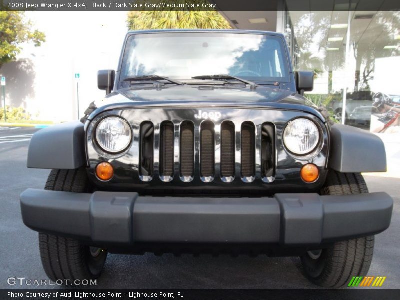 Black / Dark Slate Gray/Medium Slate Gray 2008 Jeep Wrangler X 4x4