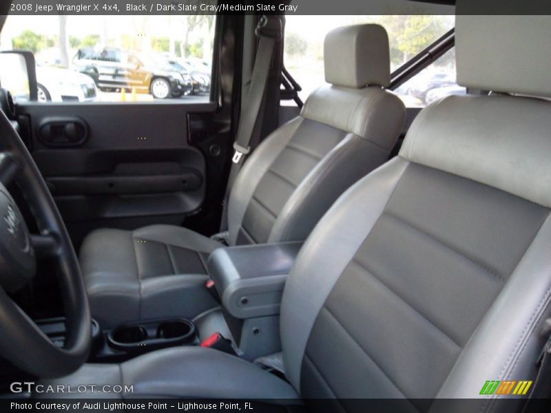 Black / Dark Slate Gray/Medium Slate Gray 2008 Jeep Wrangler X 4x4