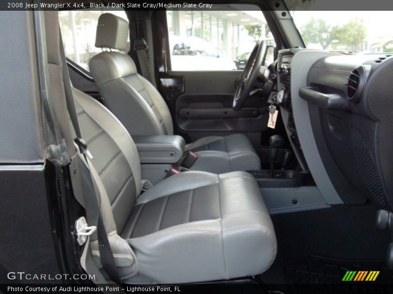 Black / Dark Slate Gray/Medium Slate Gray 2008 Jeep Wrangler X 4x4