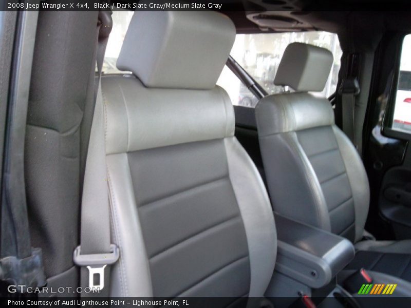 Black / Dark Slate Gray/Medium Slate Gray 2008 Jeep Wrangler X 4x4