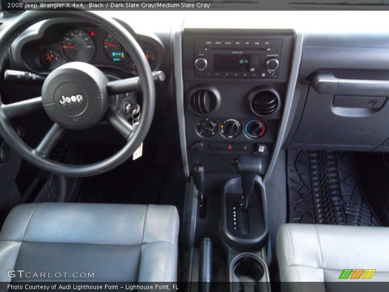 Black / Dark Slate Gray/Medium Slate Gray 2008 Jeep Wrangler X 4x4