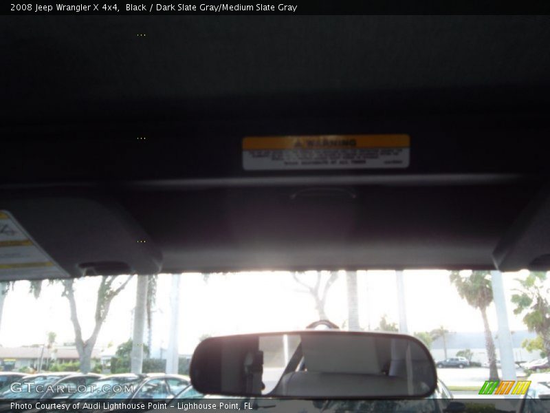 Black / Dark Slate Gray/Medium Slate Gray 2008 Jeep Wrangler X 4x4
