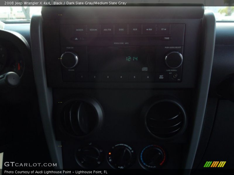 Black / Dark Slate Gray/Medium Slate Gray 2008 Jeep Wrangler X 4x4