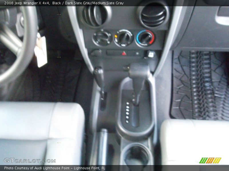 Black / Dark Slate Gray/Medium Slate Gray 2008 Jeep Wrangler X 4x4