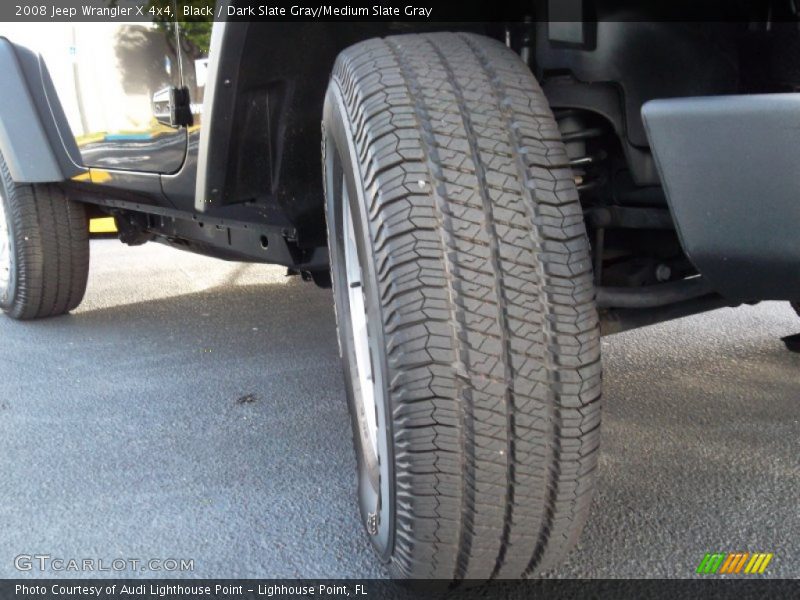 Black / Dark Slate Gray/Medium Slate Gray 2008 Jeep Wrangler X 4x4