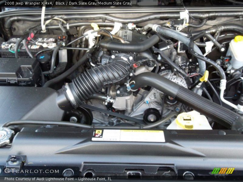 Black / Dark Slate Gray/Medium Slate Gray 2008 Jeep Wrangler X 4x4
