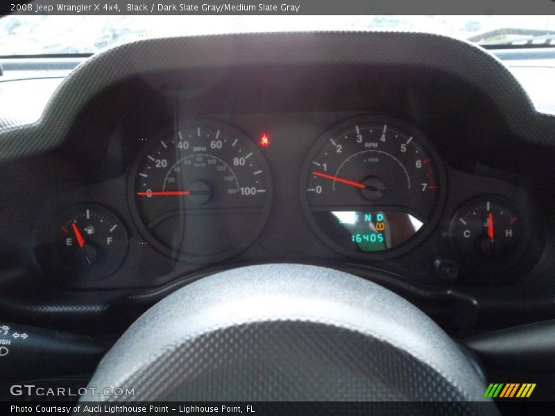 Black / Dark Slate Gray/Medium Slate Gray 2008 Jeep Wrangler X 4x4
