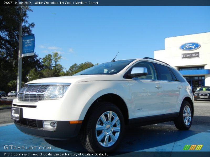 White Chocolate Tri Coat / Medium Camel 2007 Lincoln MKX