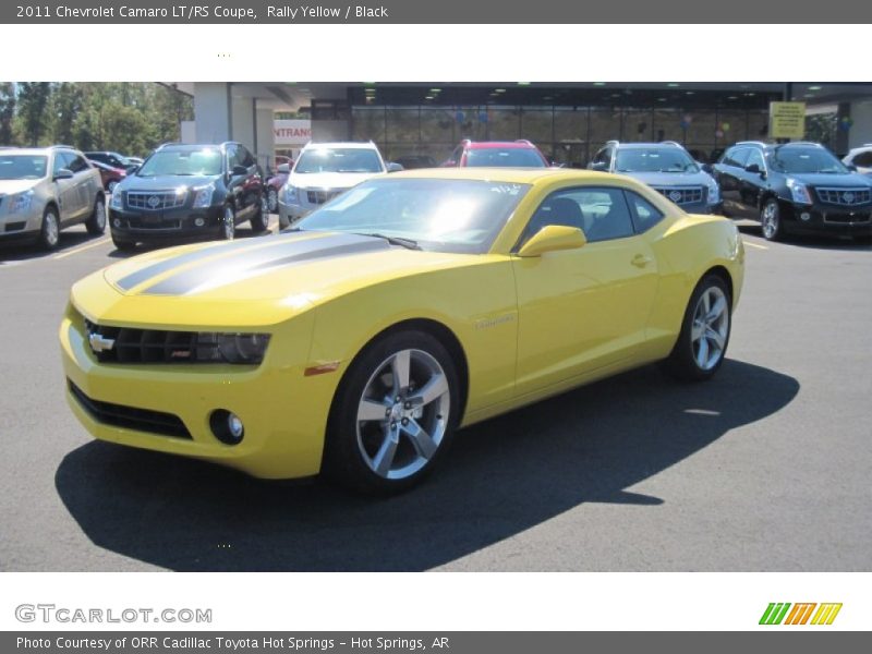 Rally Yellow / Black 2011 Chevrolet Camaro LT/RS Coupe