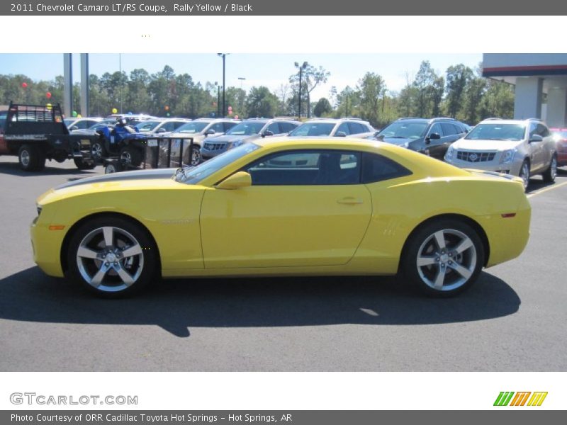 Rally Yellow / Black 2011 Chevrolet Camaro LT/RS Coupe
