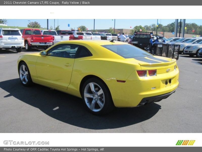 Rally Yellow / Black 2011 Chevrolet Camaro LT/RS Coupe