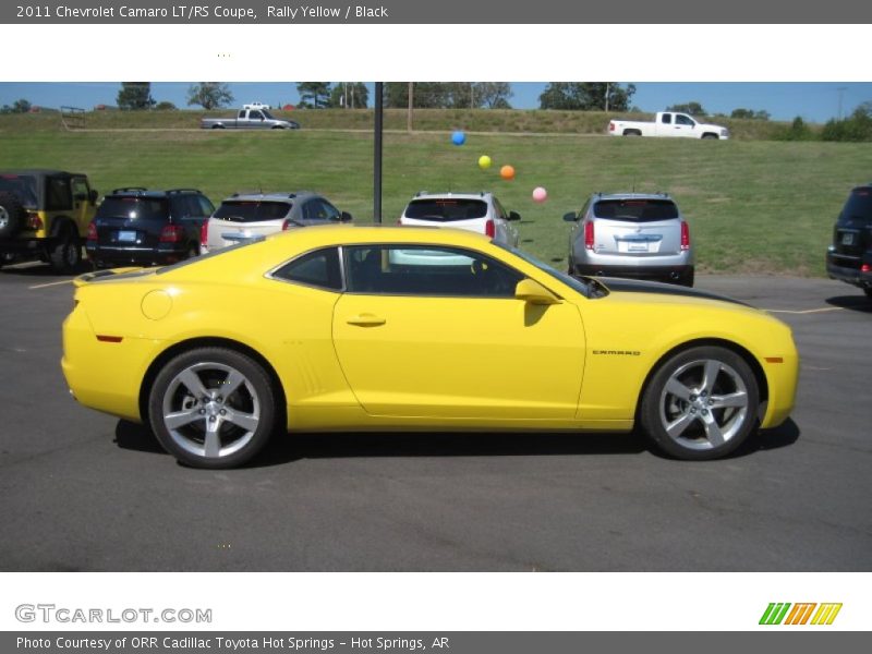 Rally Yellow / Black 2011 Chevrolet Camaro LT/RS Coupe