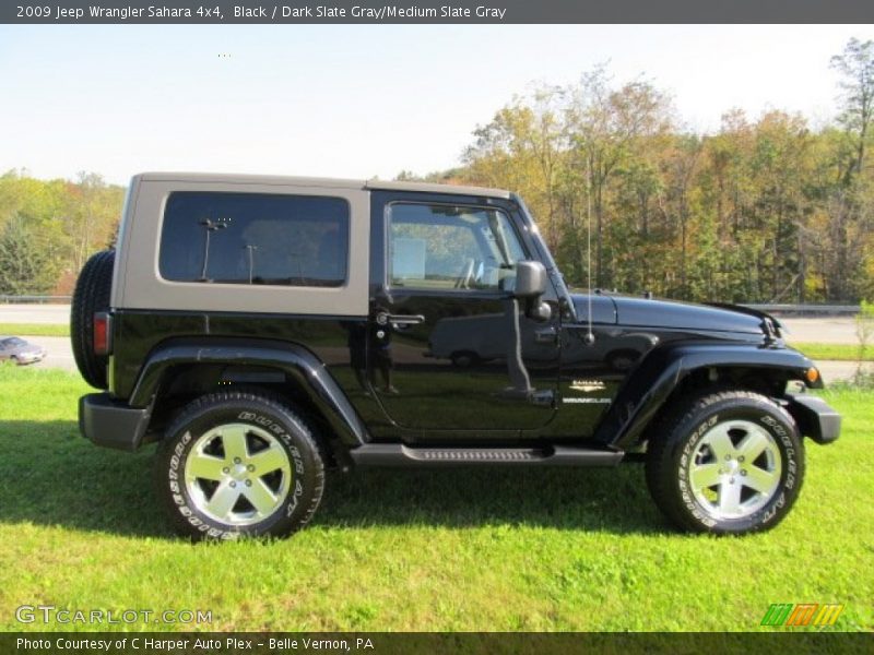 Black / Dark Slate Gray/Medium Slate Gray 2009 Jeep Wrangler Sahara 4x4