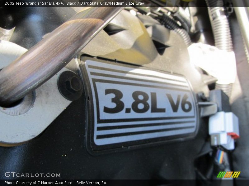 Black / Dark Slate Gray/Medium Slate Gray 2009 Jeep Wrangler Sahara 4x4
