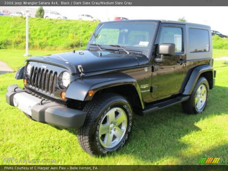 Black / Dark Slate Gray/Medium Slate Gray 2009 Jeep Wrangler Sahara 4x4