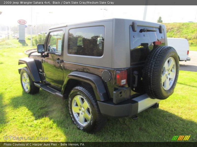 Black / Dark Slate Gray/Medium Slate Gray 2009 Jeep Wrangler Sahara 4x4