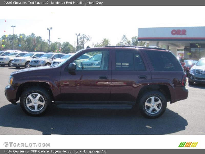 Bordeaux Red Metallic / Light Gray 2006 Chevrolet TrailBlazer LS