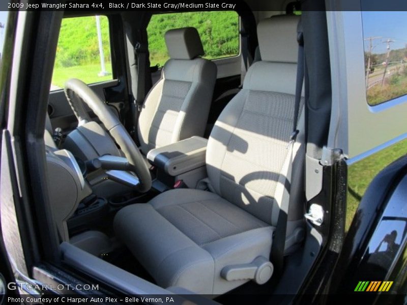 Black / Dark Slate Gray/Medium Slate Gray 2009 Jeep Wrangler Sahara 4x4