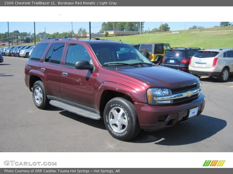 Bordeaux Red Metallic / Light Gray 2006 Chevrolet TrailBlazer LS