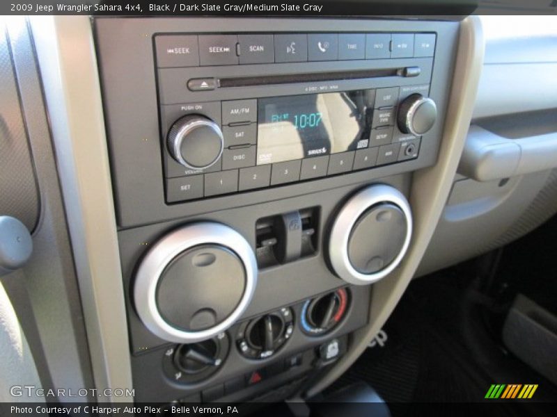 Black / Dark Slate Gray/Medium Slate Gray 2009 Jeep Wrangler Sahara 4x4