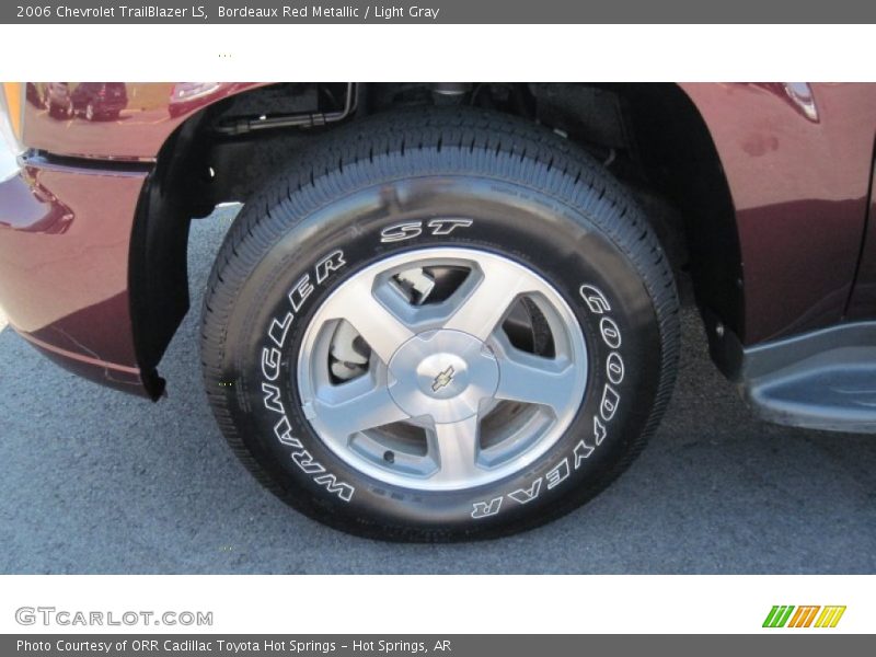 Bordeaux Red Metallic / Light Gray 2006 Chevrolet TrailBlazer LS