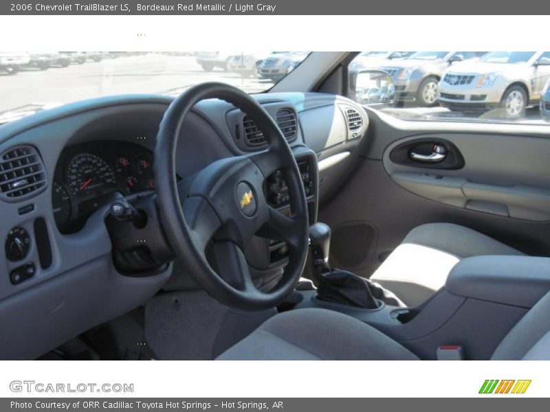 Bordeaux Red Metallic / Light Gray 2006 Chevrolet TrailBlazer LS