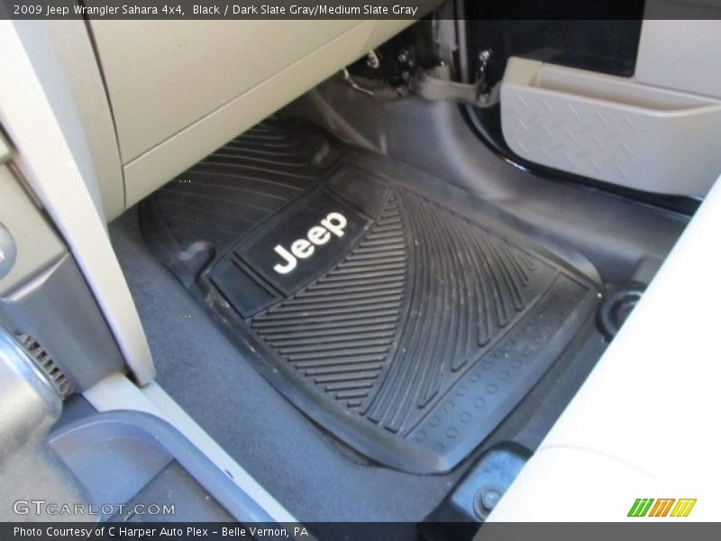 Black / Dark Slate Gray/Medium Slate Gray 2009 Jeep Wrangler Sahara 4x4