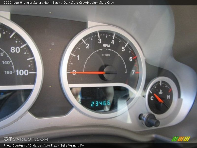 Black / Dark Slate Gray/Medium Slate Gray 2009 Jeep Wrangler Sahara 4x4
