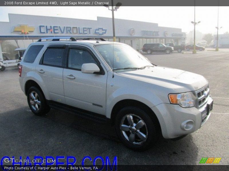 Light Sage Metallic / Charcoal 2008 Ford Escape Limited 4WD