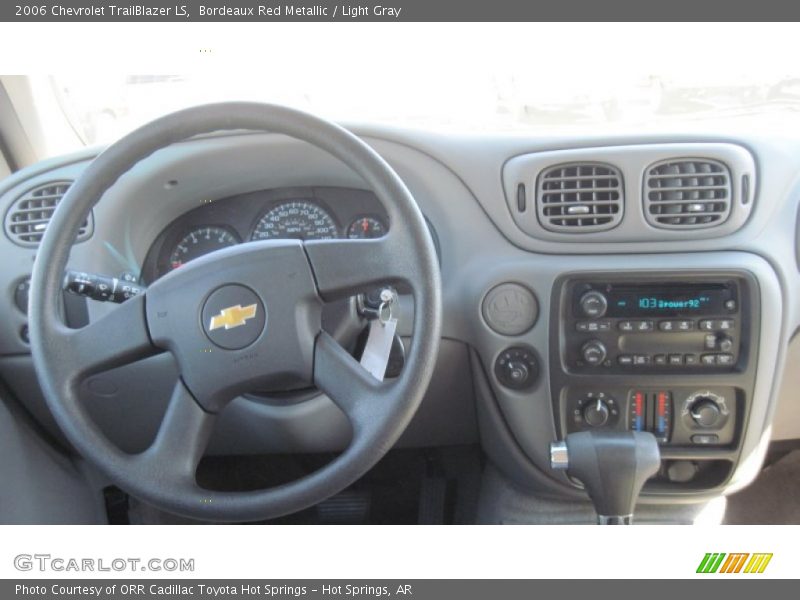 Bordeaux Red Metallic / Light Gray 2006 Chevrolet TrailBlazer LS