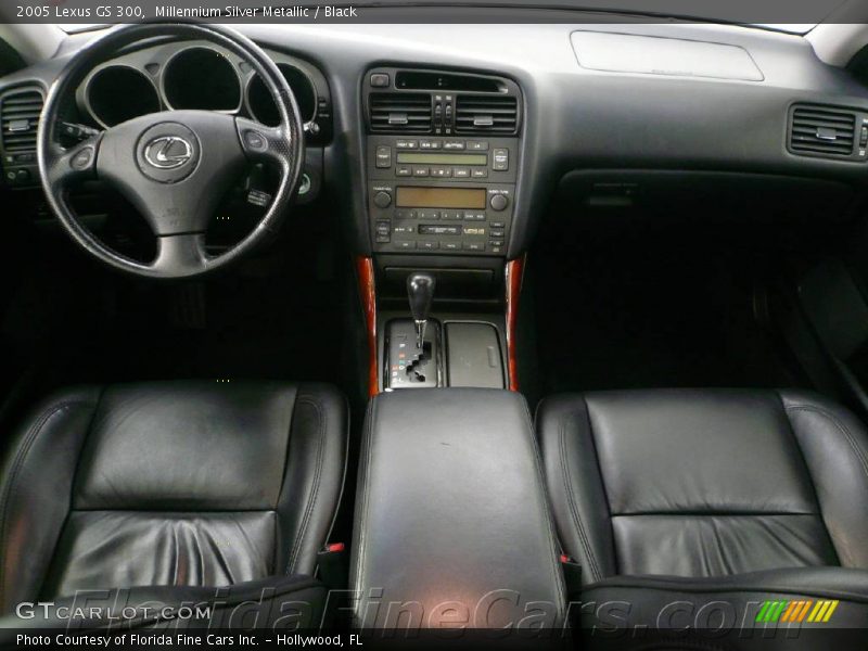 Millennium Silver Metallic / Black 2005 Lexus GS 300